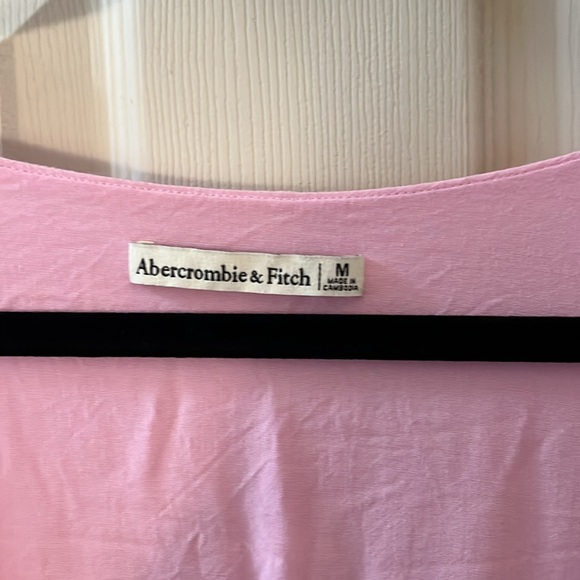 Abercombie & Fitch Pink cropped top - MEDIUM - Picture 5 of 9
